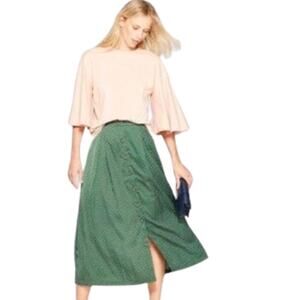 Who What Wear Bell Sleeve Pink/Salmon  Top Large